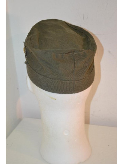 Rakouská polní čepice s odznakem pro horské jednotky, použitá