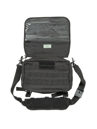 Brašna přes rameno "malá" černá (Molle system)