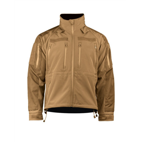 SOFTSHELL bunda MIL-TEC® PLUS, barva coyote