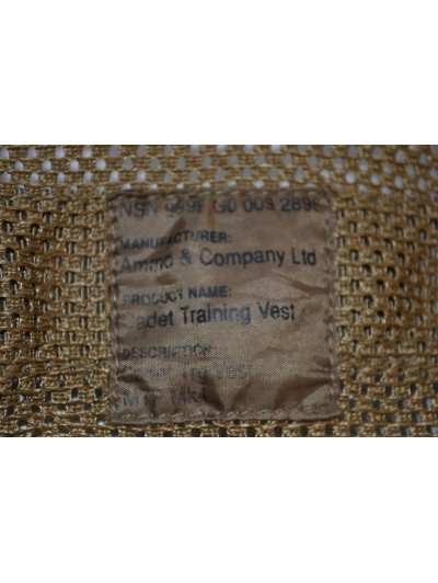 Britská taktická výcviková vesta pro kadety v potisku MTP
