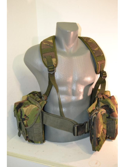Britská taktická bojová souprava pro výsadkáře - Airborne webbing v potisku DPM