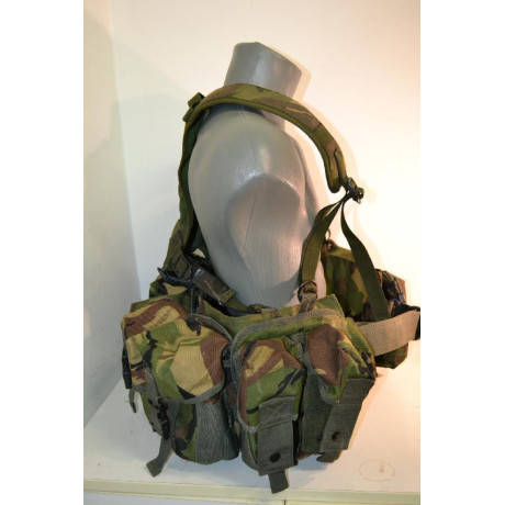 Britská taktická bojová souprava pro výsadkáře - Airborne webbing v potisku DPM