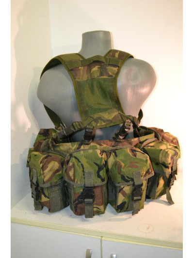 Britská taktická bojová souprava pro výsadkáře - Airborne webbing v potisku DPM