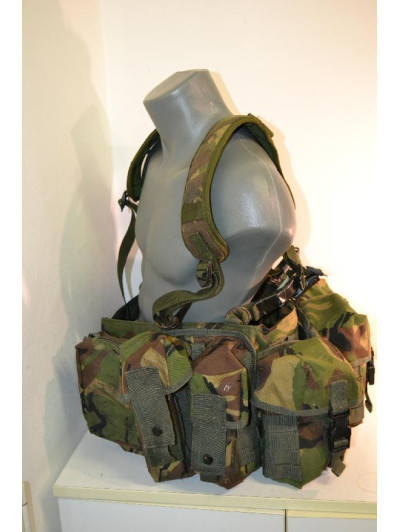 Britská taktická bojová souprava pro výsadkáře - Airborne webbing v potisku DPM