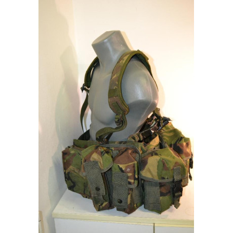 Britská taktická bojová souprava pro výsadkáře - Airborne webbing v potisku DPM