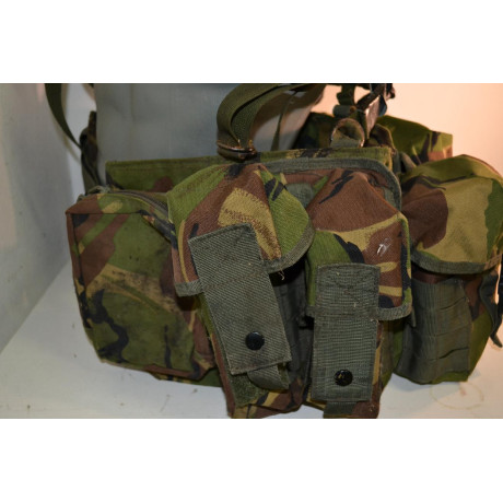 Britská taktická bojová souprava pro výsadkáře - Airborne webbing v potisku DPM