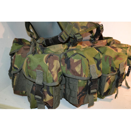 Britská taktická bojová souprava pro výsadkáře - Airborne webbing v potisku DPM