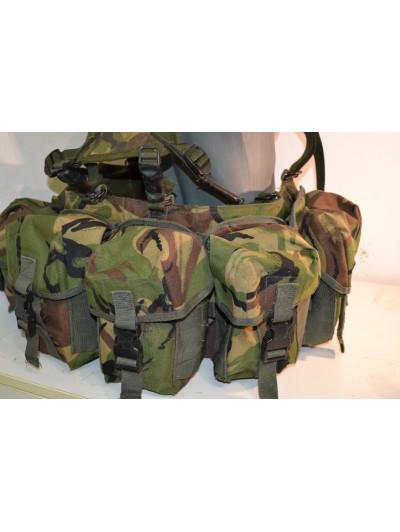 Britská taktická bojová souprava pro výsadkáře - Airborne webbing v potisku DPM