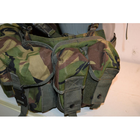 Britská taktická bojová souprava pro výsadkáře - Airborne webbing v potisku DPM