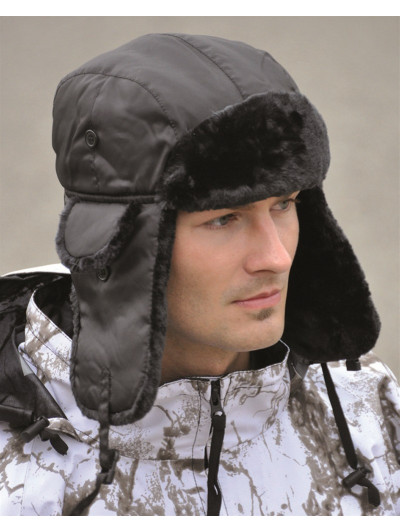 US ušanka MA1 (králík) oliv S-XXL