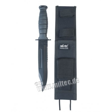 Útočný nůž 30cm Army s pochvou černý