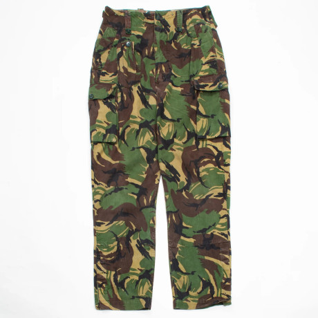 British Model 1970 TROPICAL pants in DPM camouflage, authentic, used