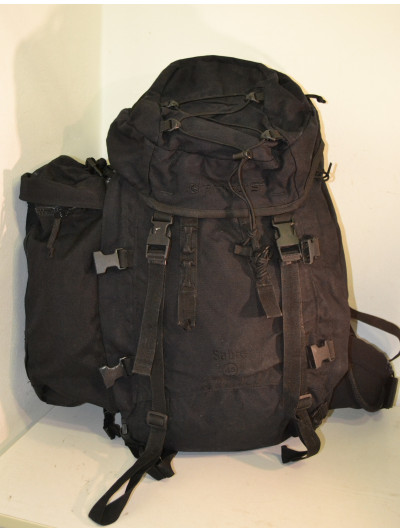 British military backpack by KARIMOR, 45 liters, black, authentic