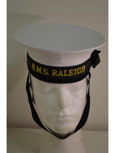 British HMS RALEIGH NAVY CAP – Royal Navy Training Center, authentic, new