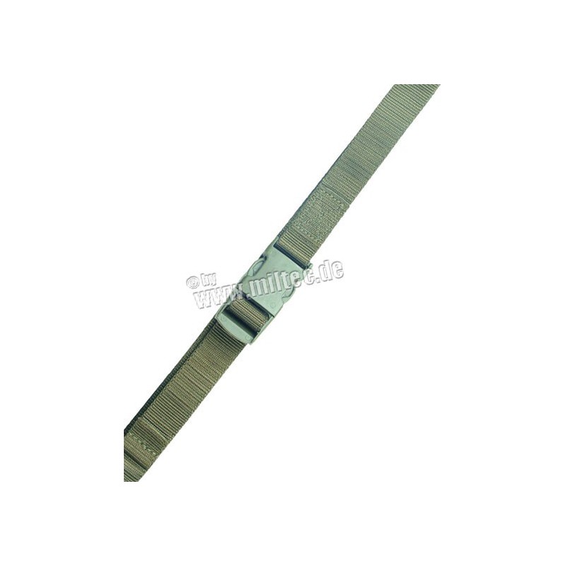 Ustrojovací řemínek nylon 25mm oliv 80cm Ustrojovací řemínek nylon 25mm oliv 80cm