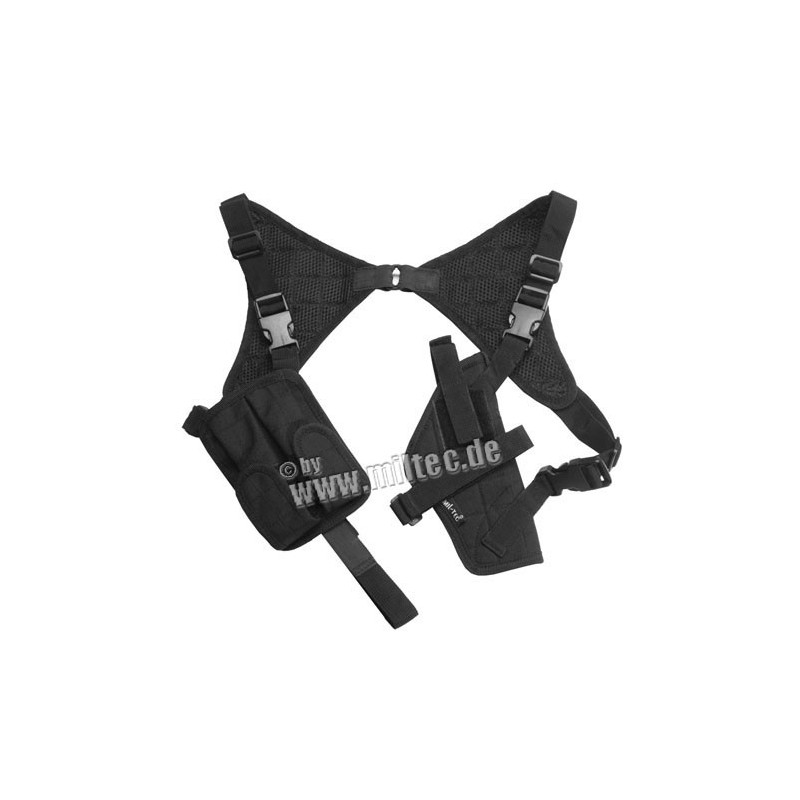 Pouzdro na pistoli cordura podpažní černé Pouzdro na pistoli cordura podpažní černé