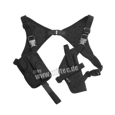 Pouzdro na pistoli cordura podpažní černé