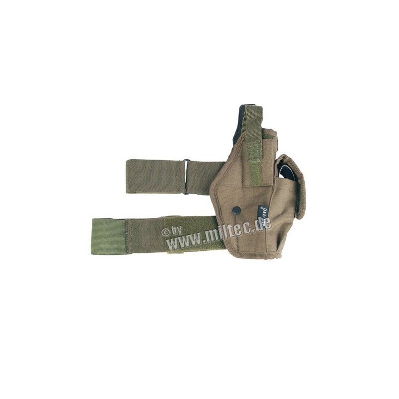 Nožní pouzdro na pistoli (L+P) oliv