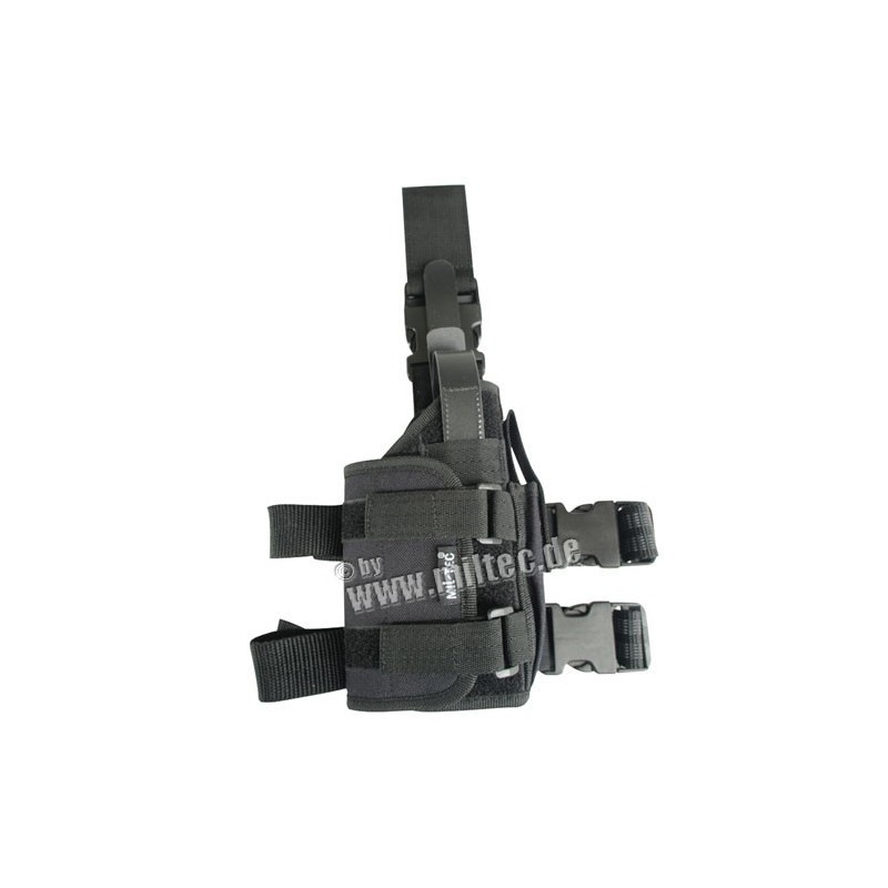 Nožní pouzdro na pistoli (L+P) cordura černé