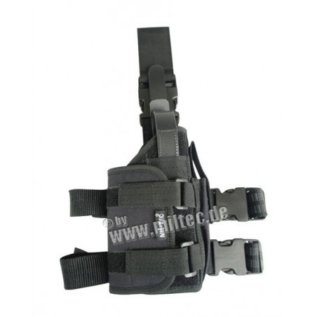 Nožní pouzdro na pistoli (L+P) cordura černé