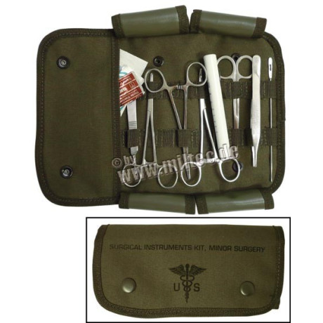 US chirurgický set 12 dílů