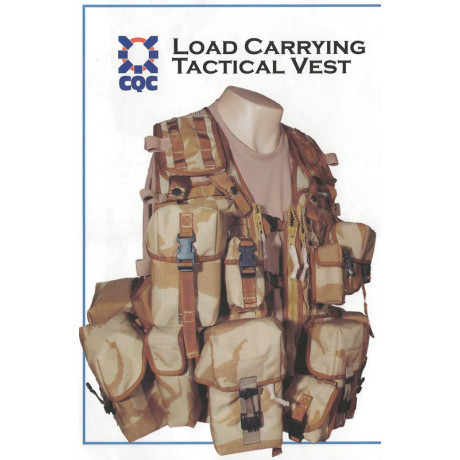 Britská taktická vesta mole desert s 5 kapsami