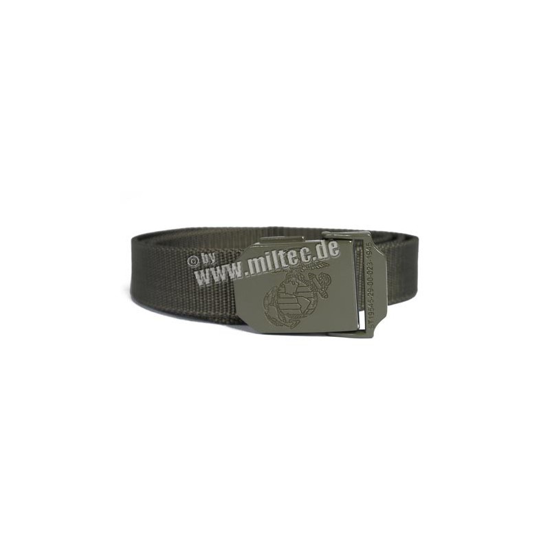 USMC kalhotový opasek 30mm 01 zelený USMC kalhotový opasek 30mm 01 zelený