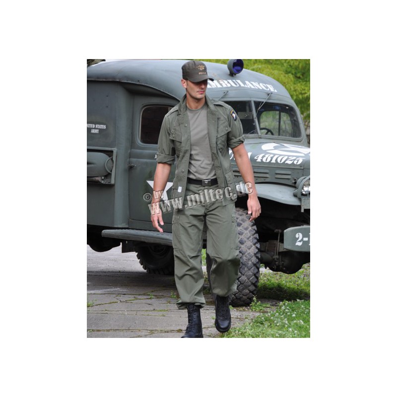 US Vietnam OD poplin kalhoty M64 US Vietnam OD poplin kalhoty M64