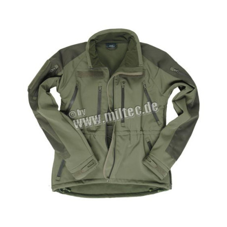 SOFTSHELL bunda MIL-TEC PLUS SCHW. S-3XL