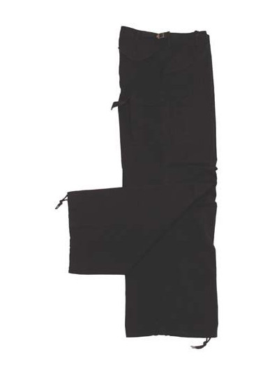 US kalhoty M65, Rip Stop černé předepr. XS-XXL