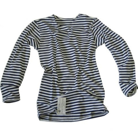 Ruské tričko dlouhý-rukáv tmavě MODRÁ VMF námořní pěchota