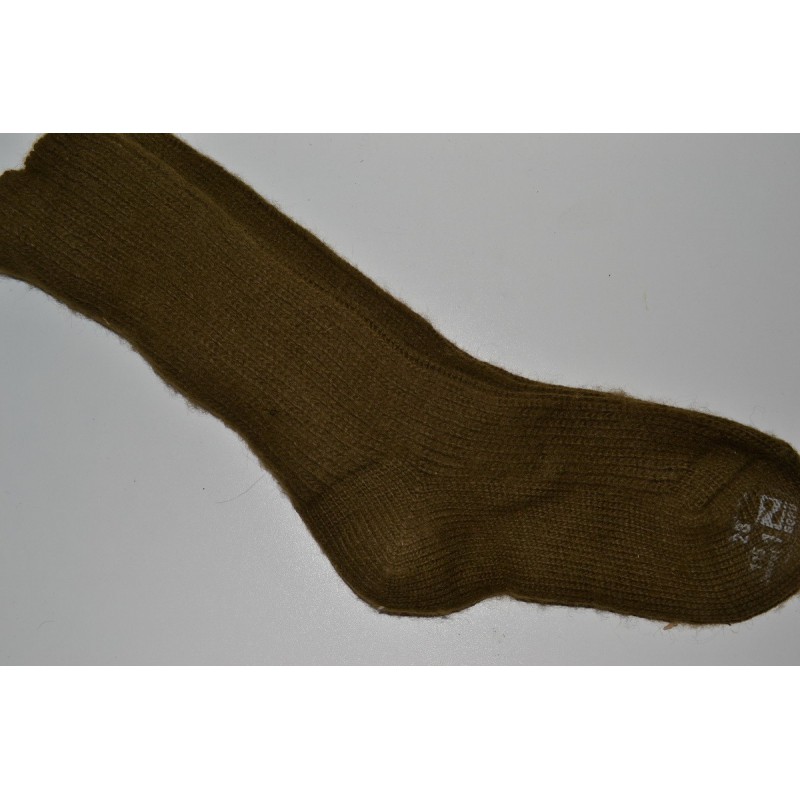 Ponožky zimní ZELENÁ vlněné