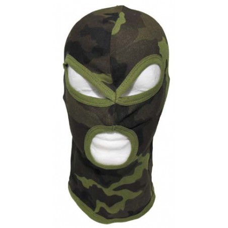 Bavlněná kukla se třemi otvory