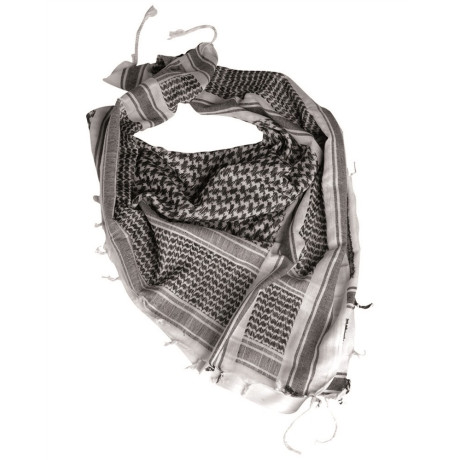 Šátek  SHEMAGH bílá/černá