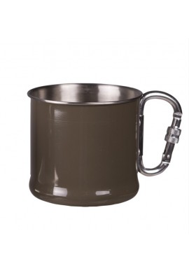 Kovový hrneček s praktickým úchopem