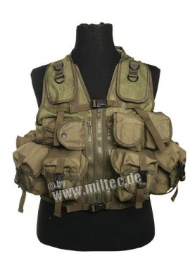 Taktická vesta 9 kapes oliv