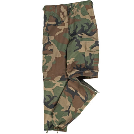Dětské kalhoty US ZIP-OFF BDU odepínací