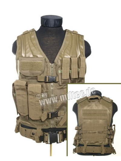 USMC taktická vesta s opaskem oliv