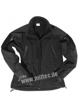 SOFTSHELL bunda MIL-TEC PLUS SCHW. S-3XL