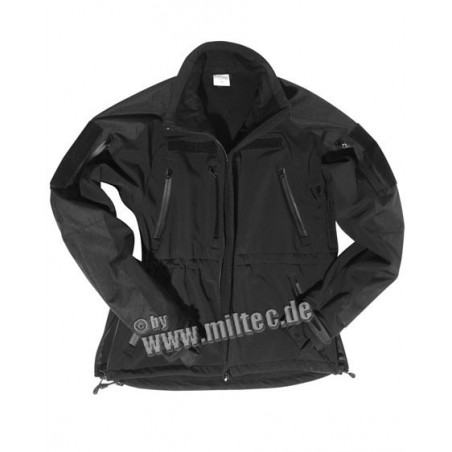 SOFTSHELL bunda MIL-TEC PLUS SCHW. S-3XL