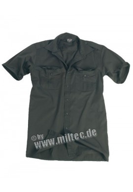 Služební košile krátký rukáv černá S-XXL