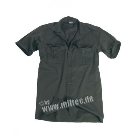 Služební košile krátký rukáv černá S-XXL
