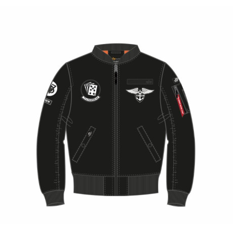 Bunda MA-1 TT Patch SF Alpha Industries