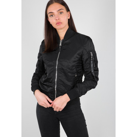 Bunda MA-1 VF LW Wmn Alpha Industries black chrone