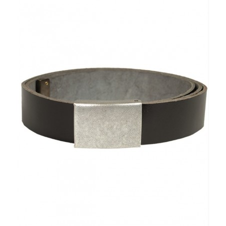 BW kalhotový opasek kožený černý 100-130