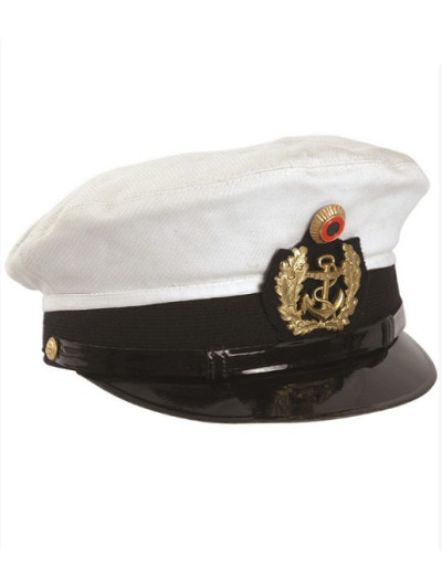 BW kapitánská námořnická čepice