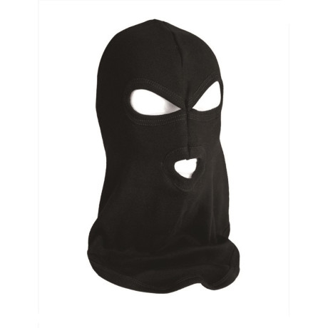 Kukla BALACLAVA 3-díry BAVLNĚNÁ olive