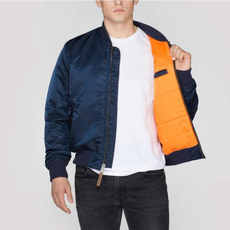Bunda MA-1 VF 59 Alpha Industries Repl. blue