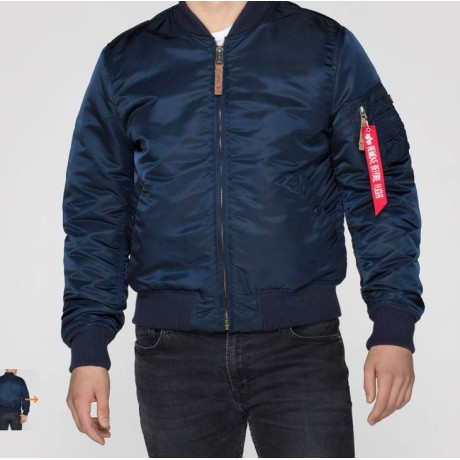 Bunda MA-1 VF 59 Alpha Industries Repl. blue