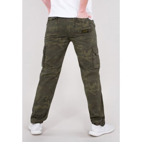 Kalhoty JET PANT Alpha Industries, Dark olive